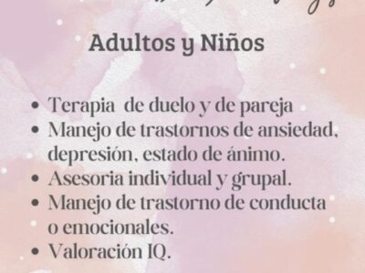 Psicología Clínica infantil adolescencia y familia